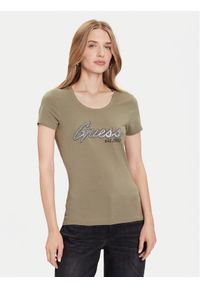 Guess T-Shirt W5YI16 J1314 Zielony Regular Fit. Kolor: zielony. Materiał: bawełna #1