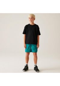 Regatta - Spodenki turystyczne dziecięce Sorcer. Kolor: niebieski. Materiał: tkanina, elastan. Styl: sportowy. Sport: turystyka piesza #1