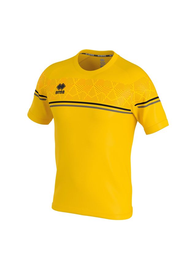 ERREA - Jersey Errea diamantis maglia. Kolor: wielokolorowy, żółty, czarny. Materiał: jersey. Sport: piłka nożna, fitness