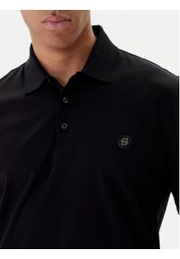 BOSS Polo Parris 50555829 Czarny Regular Fit. Typ kołnierza: polo. Kolor: czarny. Materiał: bawełna #4