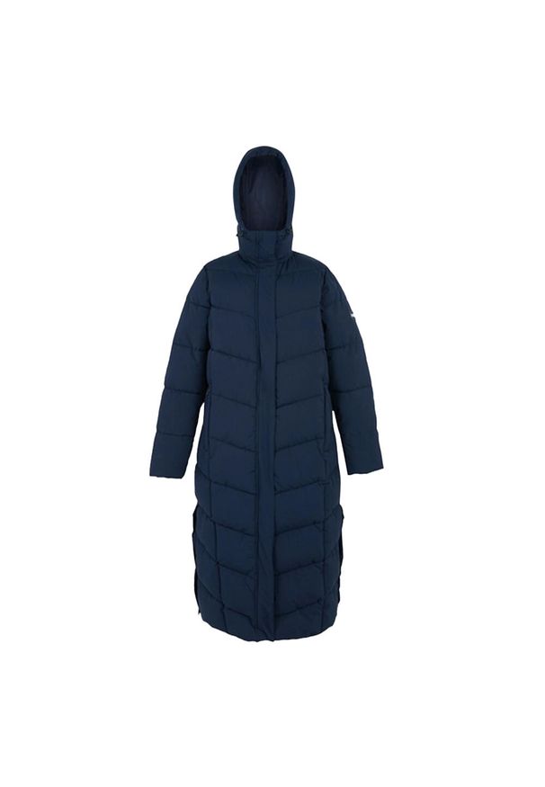 Regatta - Kurtka Ocieplana Damska Eloria. Kolor: niebieski. Materiał: puch. Sport: turystyka piesza