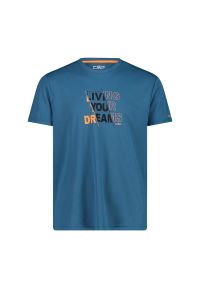 Koszulka męska CMP 30T5057. Kolor: niebieski. Sport: turystyka piesza #1