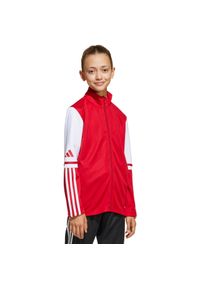 Adidas - Bluza dla dzieci adidas Squadra 25 Training. Kolor: biały, czerwony, wielokolorowy. Sport: fitness