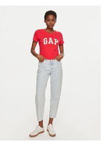 GAP - Gap T-Shirt 417797-01 Czerwony Regular Fit. Kolor: czerwony. Materiał: bawełna #2