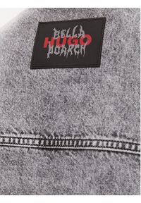 Hugo Kurtka jeansowa Iconic_Bp 50508816 Szary Relaxed Fit. Kolor: szary. Materiał: jeans, bawełna