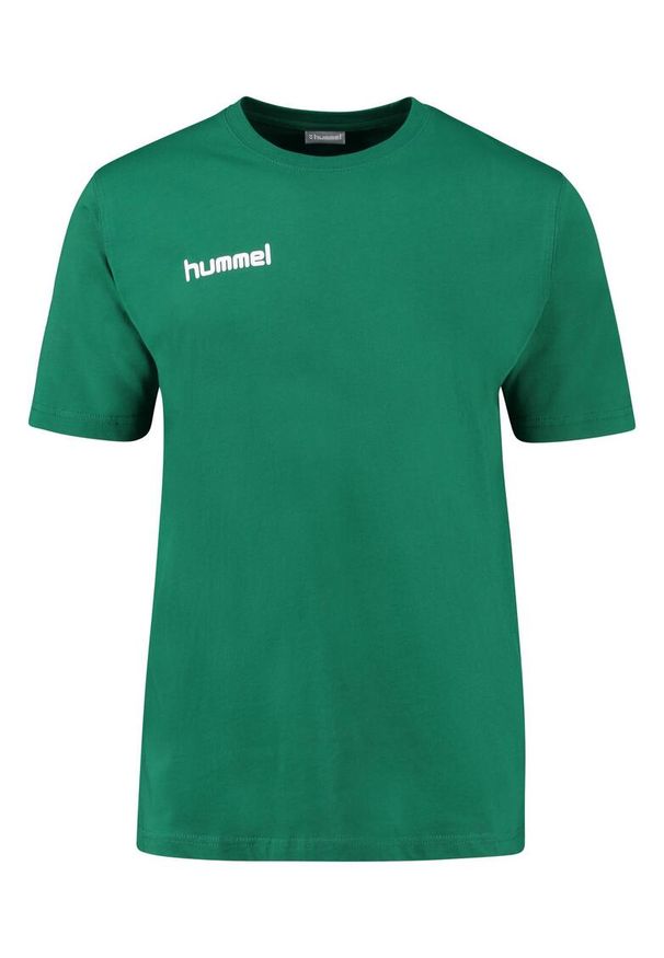 Koszulka sportowa T-shirt męski Hummel Core Cotton Tee. Kolor: zielony