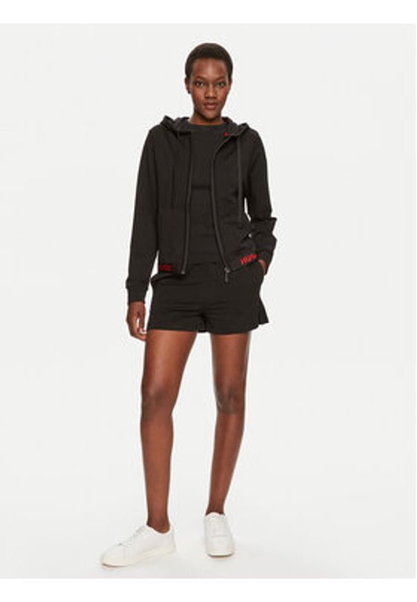 Hugo Szorty sportowe Sporty Logo 50520498 Czarny Regular Fit. Kolor: czarny. Materiał: syntetyk