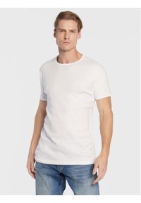 Petrol Industries T-Shirt BF KM R-NECK BOX Biały Regular Fit. Kolor: biały. Materiał: bawełna #1