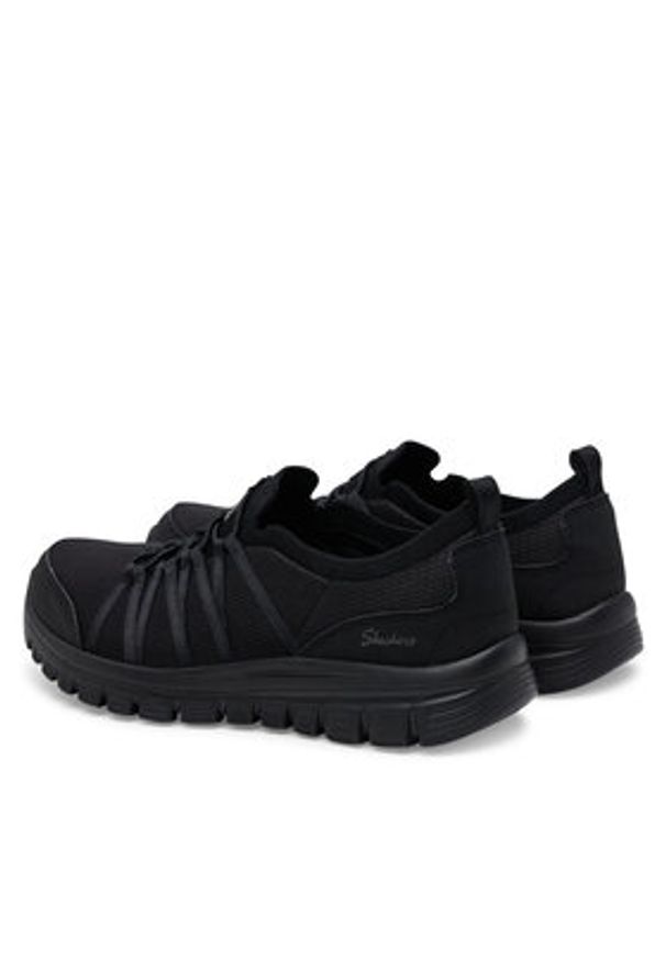 skechers - Skechers Sneakersy Graceful - Soft Soul 100692/BBK Czarny. Kolor: czarny. Materiał: materiał