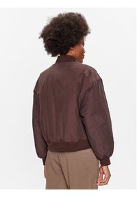 outhorn - Outhorn Kurtka bomber TJACF028 Brązowy Regular Fit. Kolor: brązowy. Materiał: bawełna, syntetyk #5