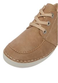 Rieker Półbuty 52545-62 Beżowy. Kolor: beżowy. Materiał: materiał #2