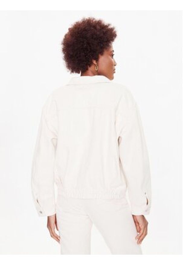 Mustang Kurtka jeansowa Luise 1013493 Écru Regular Fit. Materiał: bawełna, jeans