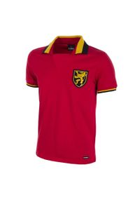 COPA FOOTBALL - Koszulka retro piłkarska dla dorosłych - Belgia Lata 60 - Czerwona. Kolor: czerwony. Sezon: lato. Sport: piłka nożna