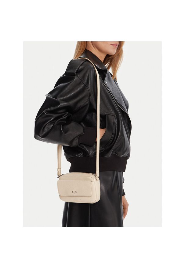 Torebka Armani Exchange. Kolor: beżowy
