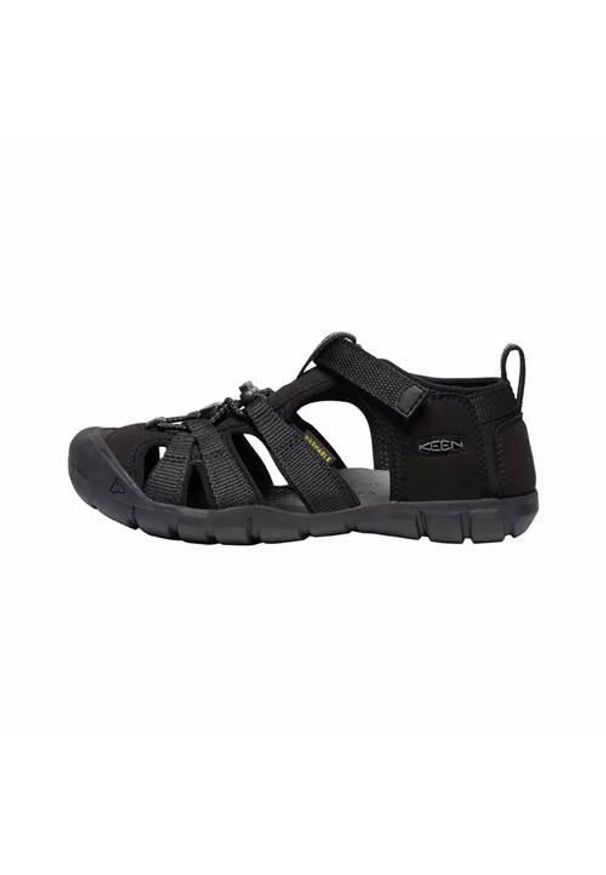 keen - Buty do chodzenia dla dzieci Keen Seacamp II Cnx. Zapięcie: rzepy. Kolor: czarny. Materiał: guma, tkanina