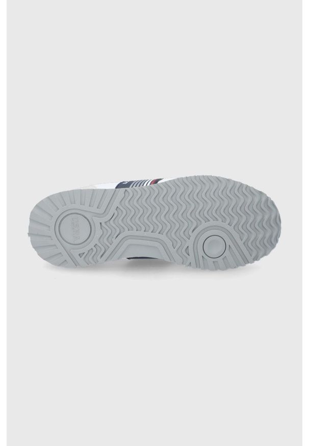 U.S. Polo Assn. buty kolor biały. Nosek buta: okrągły. Zapięcie: sznurówki. Kolor: biały. Obcas: na obcasie. Wysokość obcasa: niski