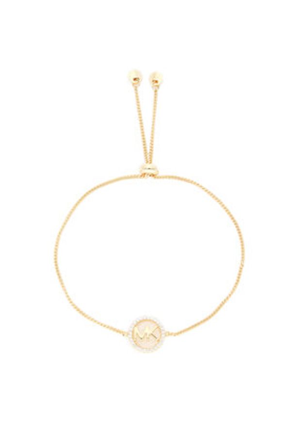 Michael Kors Bransoletka Logo Circle Slider MKC1246AN710 Złoty. Materiał: złote. Kolor: złoty