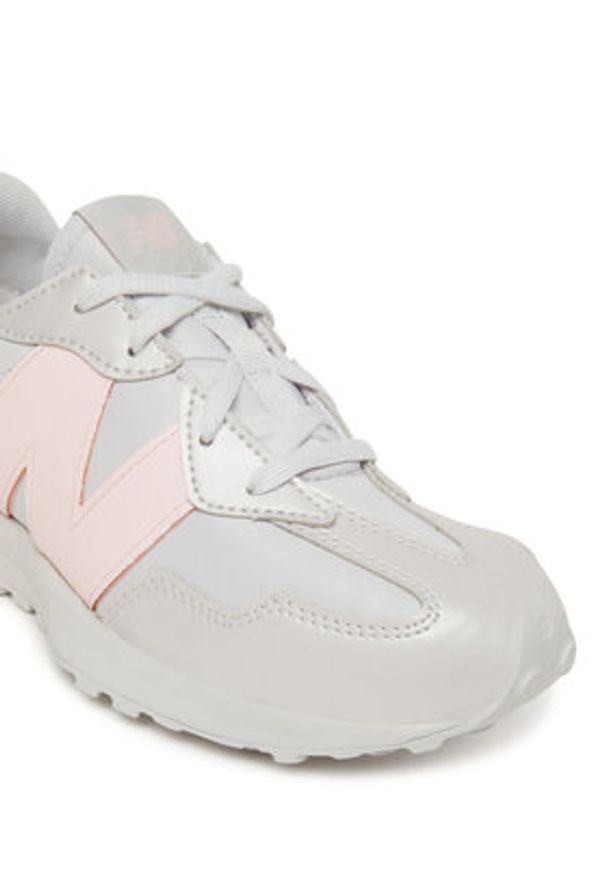 New Balance Sneakersy GS327WP Szary. Kolor: szary. Materiał: materiał