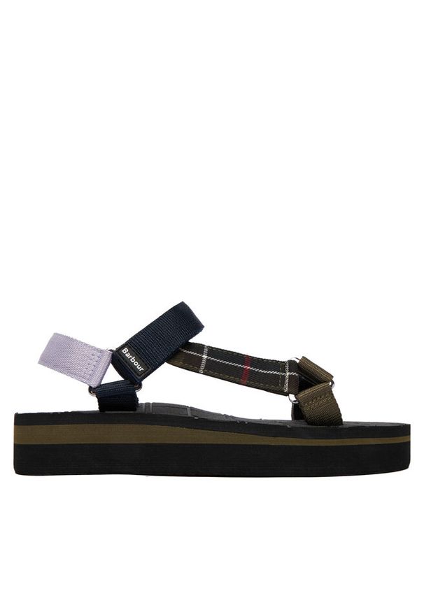 Sandały Barbour. Wzór: kolorowy