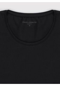 Pako Lorente - PAKO LORENTE – Czarny gładki T-shirt Basic. Kolor: czarny, niebieski, biały. Materiał: bawełna, elastan. Długość rękawa: krótki rękaw. Długość: krótkie. Wzór: gładki. Styl: klasyczny #3