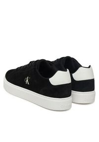 Calvin Klein Sneakersy Classic Cupsole Laceup Su YM0YM01434 Czarny. Kolor: czarny. Materiał: zamsz, skóra #4