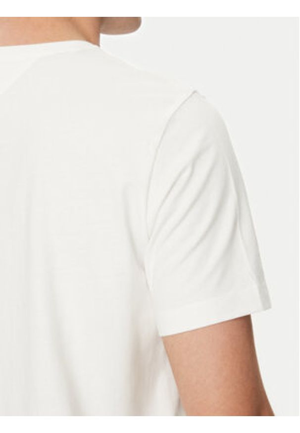 TOMMY HILFIGER - Tommy Hilfiger T-Shirt Essential Solid Pocket Tee MW0MW37283 Biały Regular Fit. Kolor: biały. Materiał: bawełna
