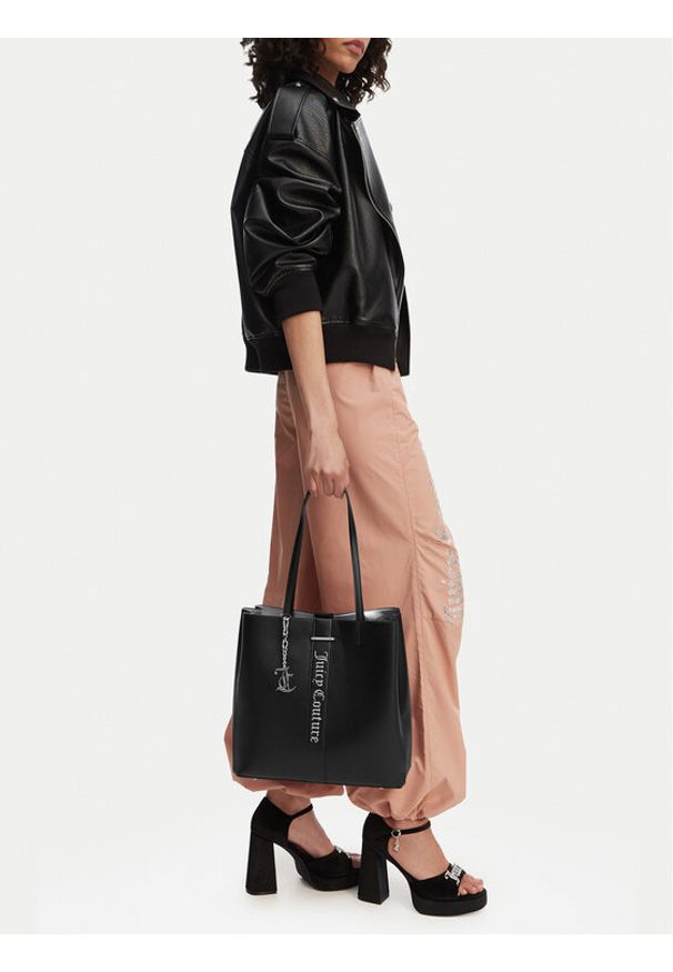 Juicy Couture Torebka CEO-BIJXT3265WVP. Czarny. Kolor: czarny. Materiał: skórzane