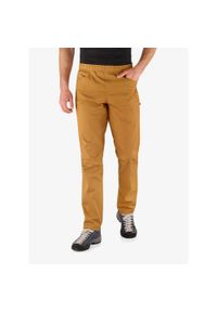 EDELRID - Spodnie wspinaczkowe męskie Edelrid Dojo Pants. Kolor: brązowy. Sport: wspinaczka