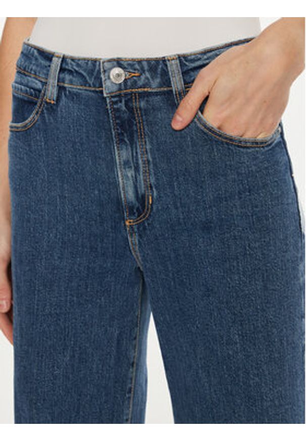 Guess Jeansy W4BA1A D4NH5 Niebieski Wide Leg. Kolor: niebieski