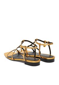 Gino Rossi - GINO ROSSI Sandały CEO-ROSE-LT22866-1 Złoty. Kolor: złoty. Materiał: skóra #7