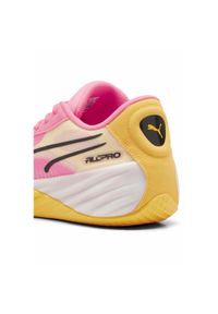 Buty koszykarskie męskie Puma All-pro Nitro. Zapięcie: sznurówki. Kolor: wielokolorowy, pomarańczowy, żółty, różowy, czarny. Materiał: materiał, syntetyk, tkanina. Szerokość cholewki: normalna