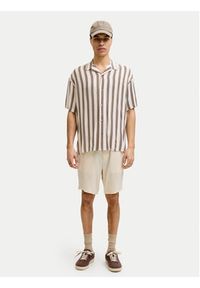 Jack & Jones Szorty materiałowe Ace Mykonos 12269376 Beżowy Regular Fit. Kolor: beżowy. Materiał: wiskoza #4