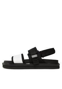 Calvin Klein Jeans Sandały Sandal Doublebar Hardware YM0YM00643 Czarny. Kolor: czarny. Materiał: materiał #2