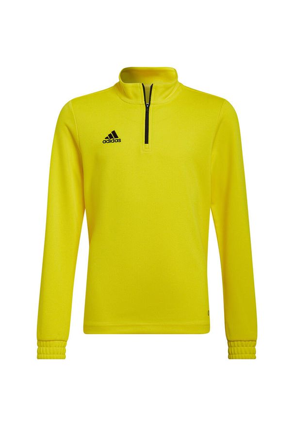 Adidas - Bluza piłkarska dla dzieci adidas Entrada 22 Training Top. Kolor: czarny, wielokolorowy, żółty. Materiał: poliester. Sport: piłka nożna