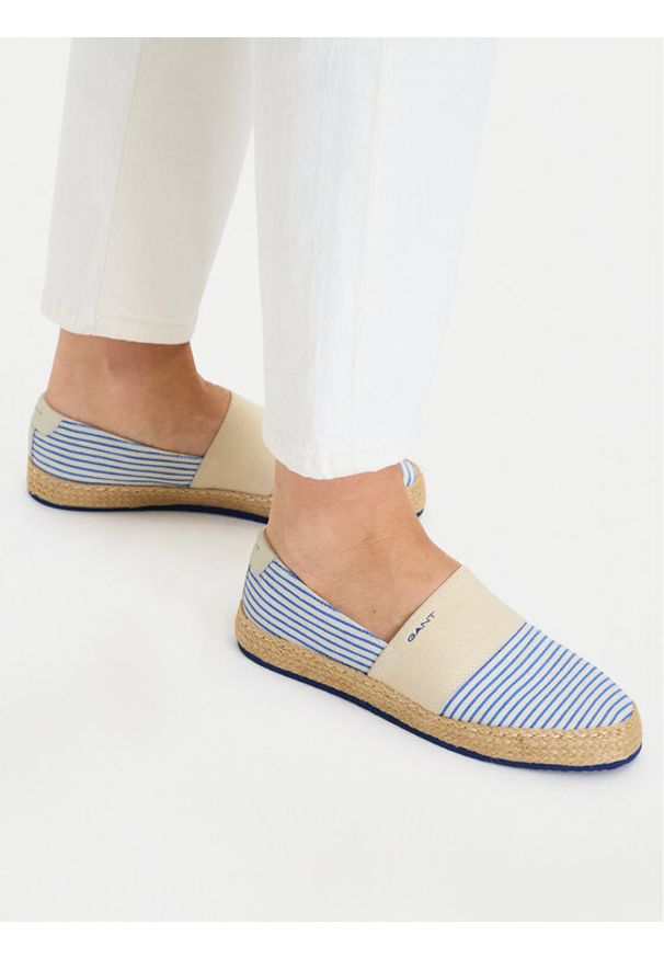 GANT - Gant Espadryle 32568322 Biały. Kolor: biały. Materiał: materiał