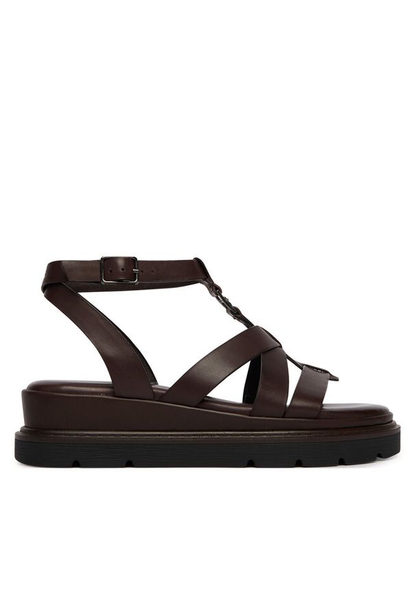 Sandały Tamaris. Kolor: brązowy