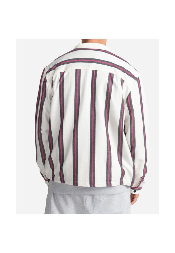 Koszula turystyczna męska Element Parker Stripe. Kolor: biały. Materiał: bawełna, wiskoza