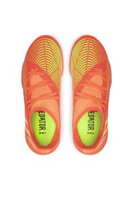 Adidas - adidas Buty Predator Edge.3 Tf J GV8503 Koralowy. Kolor: pomarańczowy. Materiał: materiał