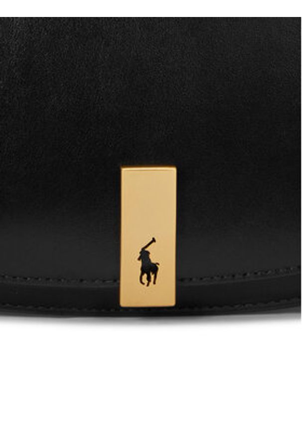 Polo Ralph Lauren Torebka 428928757002 Czarny. Kolor: czarny. Materiał: skórzane
