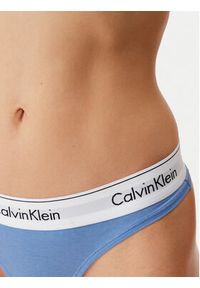 Calvin Klein Underwear Stringi 0000F3786E Niebieski. Kolor: niebieski