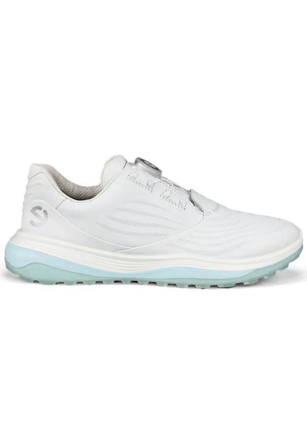 ecco - Buty golfowe boa damskie Ecco Lt1. Kolor: biały. Sport: golf