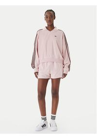 Adidas - adidas Bluza Terry Towel KD1400 Różowy Oversize. Kolor: różowy. Materiał: bawełna #3