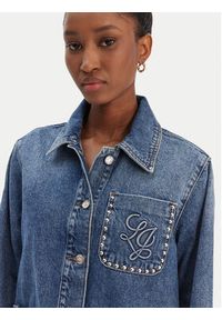 Liu Jo Kurtka jeansowa UA6125 D4854 Niebieski Regular Fit. Kolor: niebieski. Materiał: jeans #4