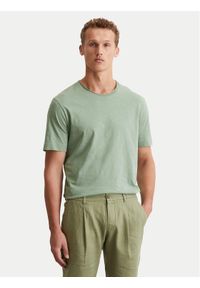 Marc O'Polo T-Shirt 536 2176 51270 Zielony Regular Fit. Typ kołnierza: polo. Kolor: zielony. Materiał: bawełna
