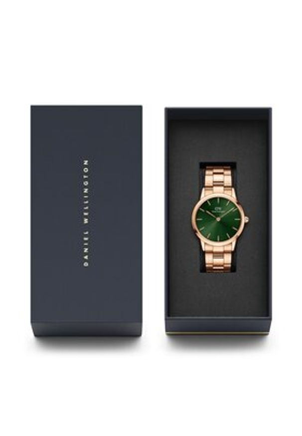 Daniel Wellington Zegarek iconic Emerald DW00100419 Złoty. Kolor: złoty