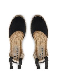 Manebi Espadryle La Havana Flat Valenciana Espadrilles O 7.9 P0 Czarny. Kolor: czarny #4