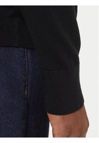 Calvin Klein Polo LV04LD319G Czarny Regular Fit. Typ kołnierza: polo. Kolor: czarny. Materiał: wełna #4