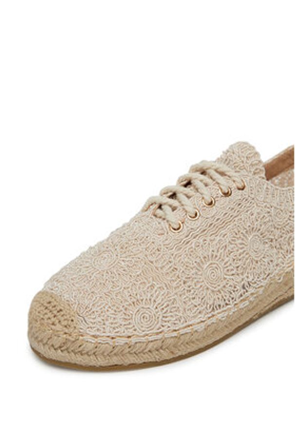DeeZee Espadryle 3H33549-1 Beżowy. Kolor: beżowy. Materiał: materiał