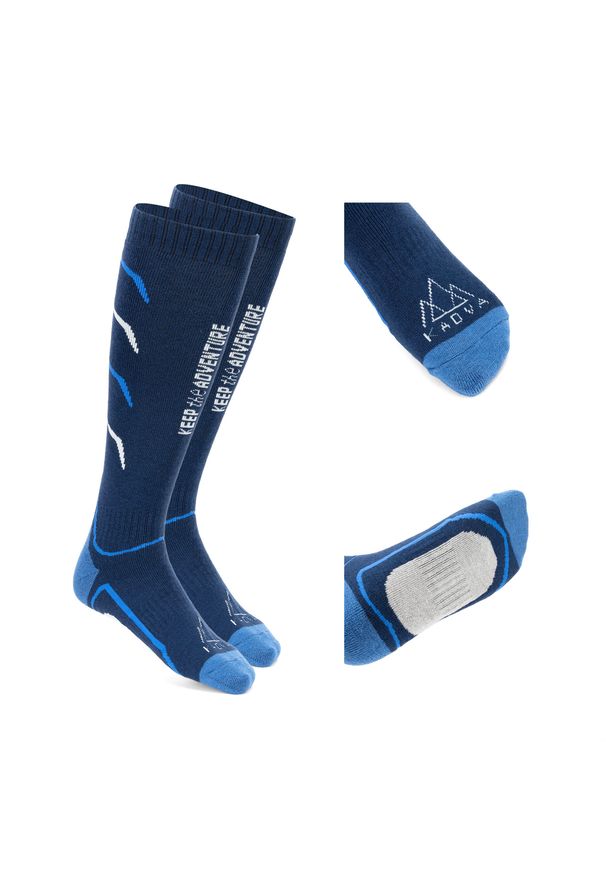 Skarpety narciarskie KADVA Woolan. Kolor: niebieski. Sport: narciarstwo