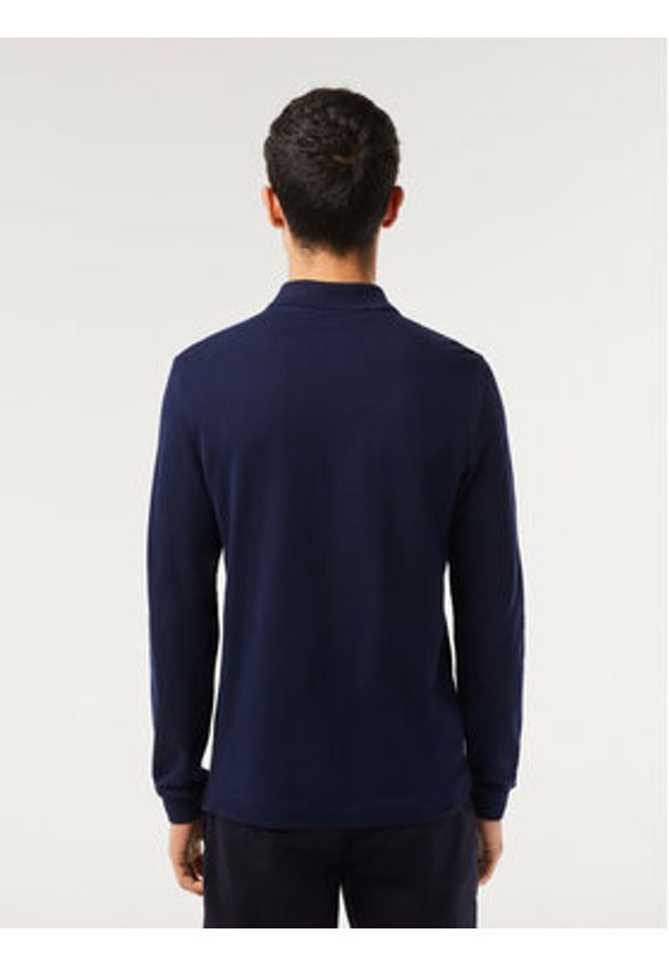Lacoste Polo PH4013 Granatowy Regular Fit. Typ kołnierza: polo. Kolor: niebieski. Materiał: bawełna